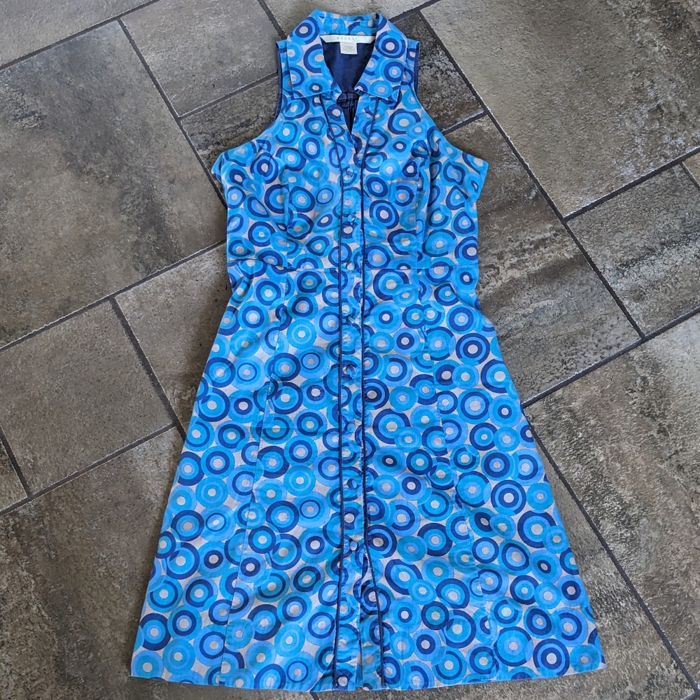 Nougat London 100% Cotton Button up Tank Dress Size 1